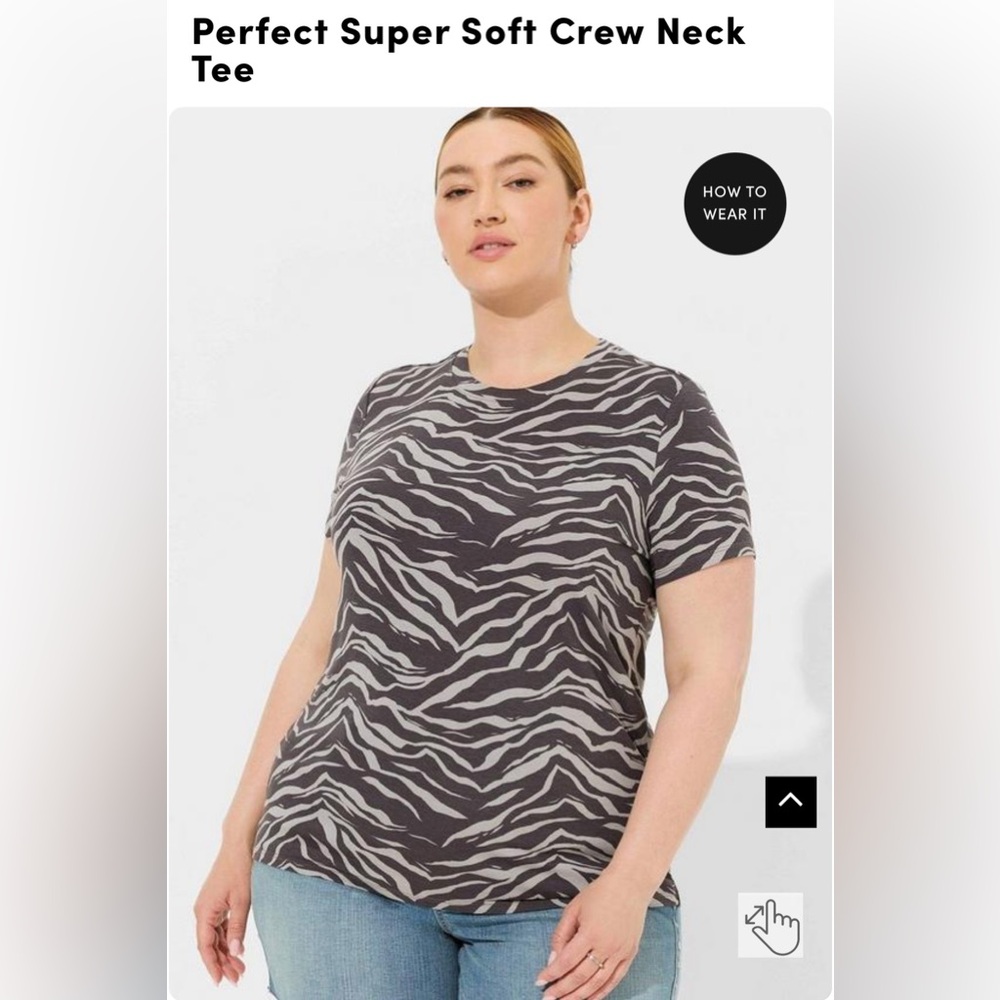 Torrid super soft crew neck tee